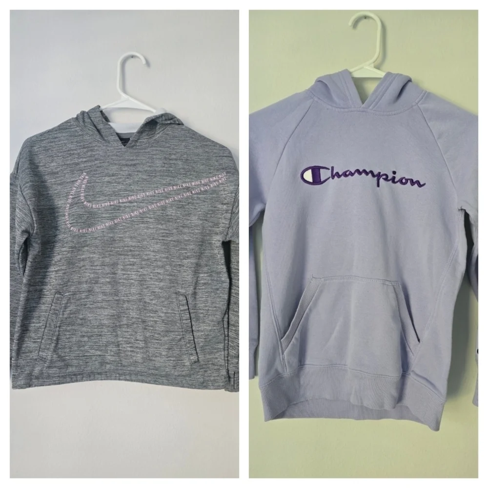 Bundle champion&nike Sweater Size M kids